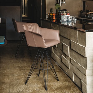 [540249380952] Chaise de bar Flaminio avec accoudoir