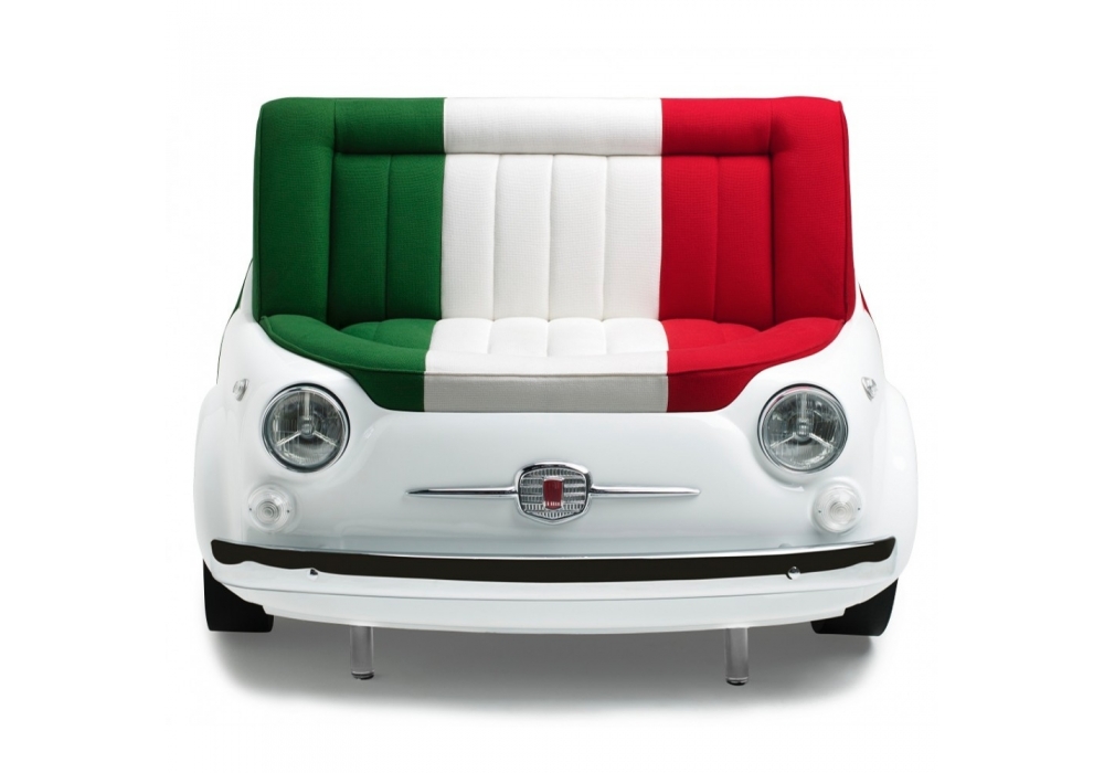Divano Fiat 500 Drapeau Italie