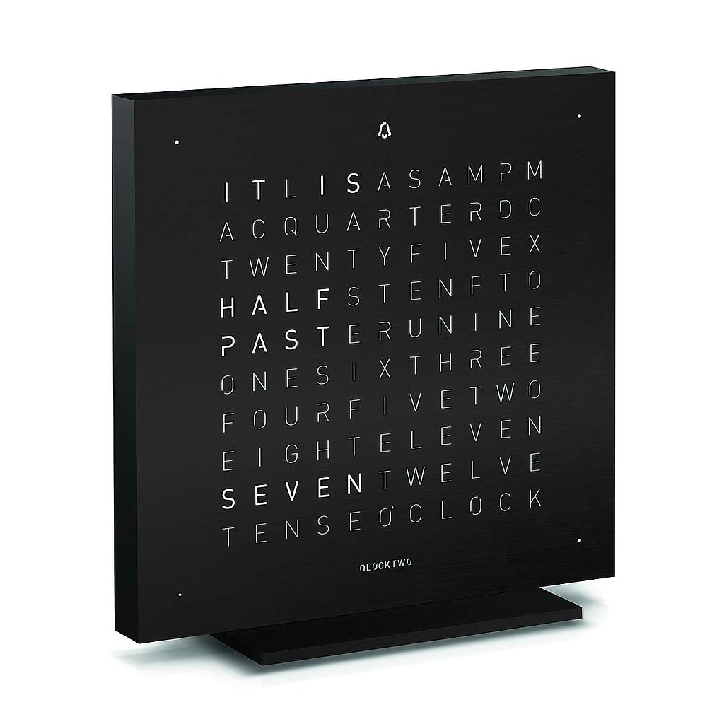 Horloge Qlocktwo Touch Deep Black