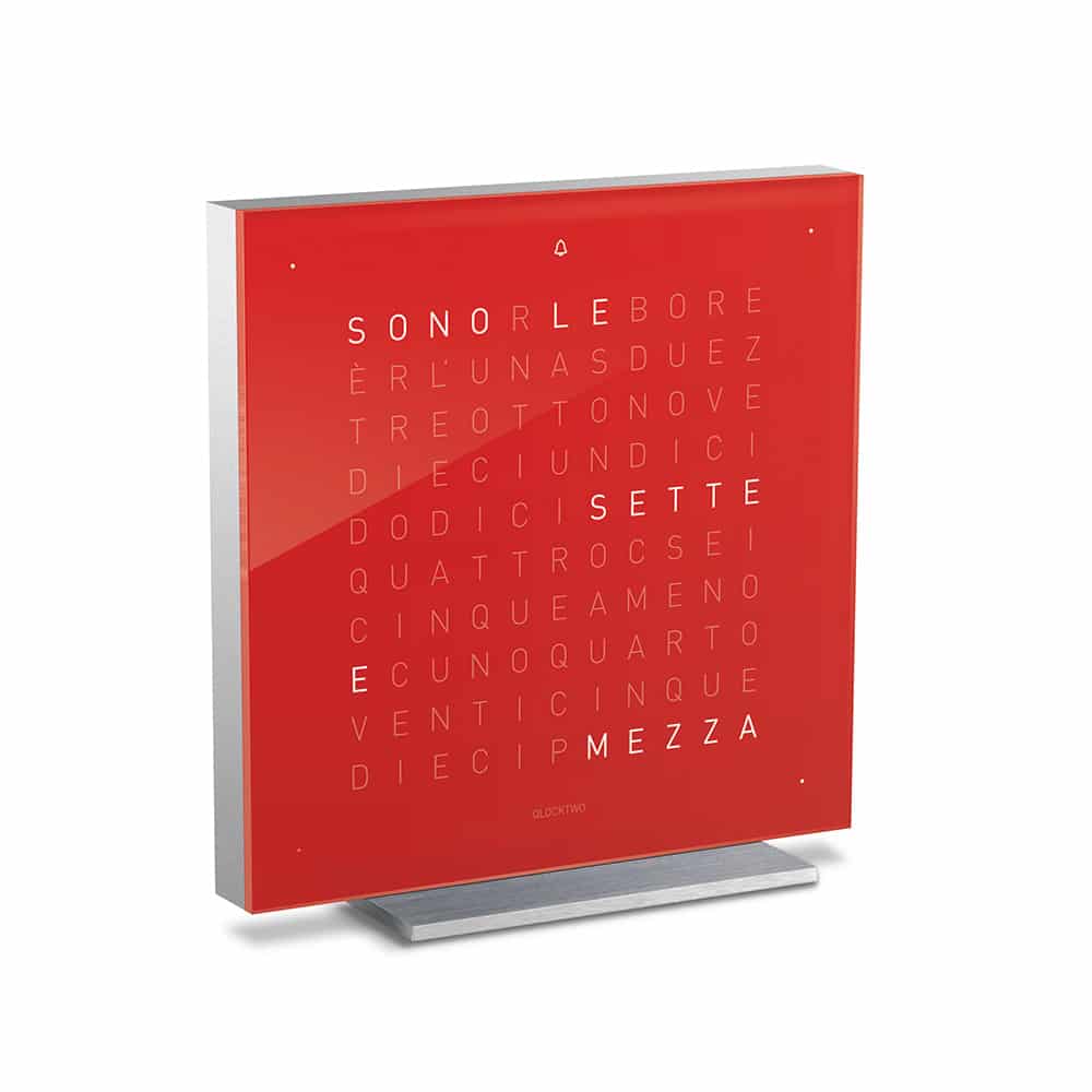 Horloge Qlocktwo Touch Cherry Cake