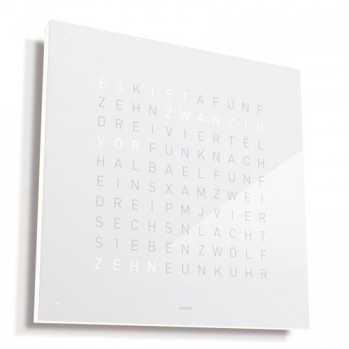 Horloge Qlocktwo Classic Vanillia Sugar