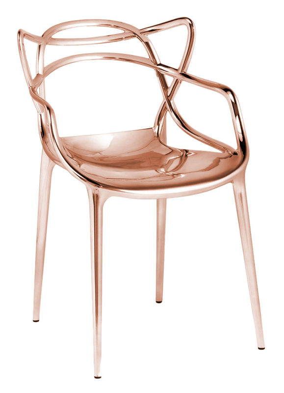 Chaise Masters métallisée