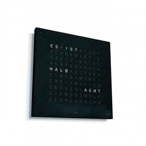 [QCC] Horloge Qlocktwo Classic Carbone