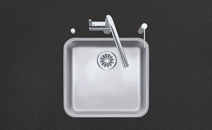 [10.103.495] Evier Suter Silver Star SIL45iF