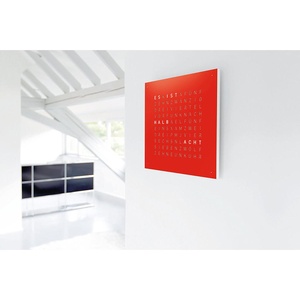 [QCR] Horloge Qlocktwo Classic Red