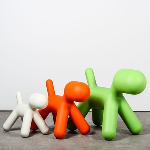 Déco Puppy blanc/vert/orange