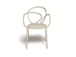 [30002WH] Chaise Loop assise rembourrée