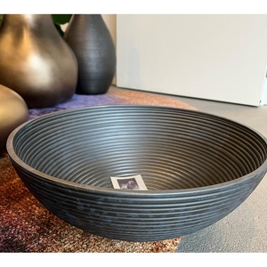[Q62/5r] Plateau décoratif strié Diam 38